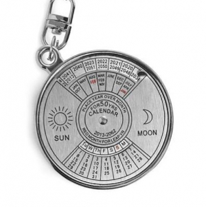50 Year Calendar Key Ring