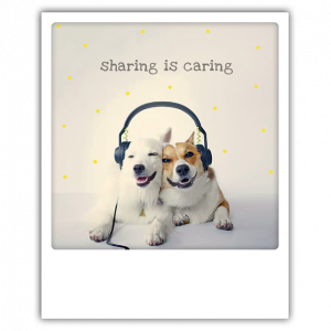 Открытка - sharing is caring