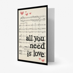 Բացիկ - Large Greeting Card - Greeting Card - All You Need - Love