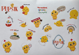 Սթիքեր Pupsik