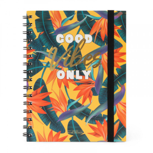 Spiral Notebook - Large Lined - Tropical