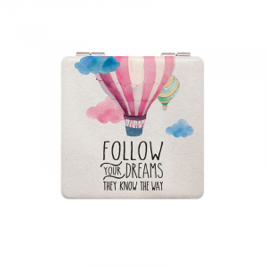 Nice To See You - Handbag Mirror Air Balloon