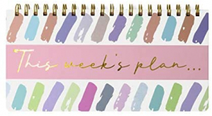 LANDSCAPE WEEKLY PLANNER - PASTEL PATTER