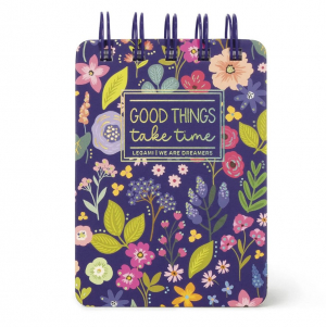 Lined Mini - Spiral Notepad- Flowers