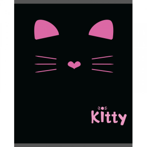 Тетрадь общая А5, 48 л. на скобе №1School Kitty