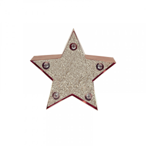 Mini Decorative Light  -  Gold Rose - Stars