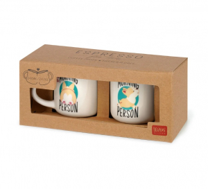 Set of 2 Coffee Cups - Corgi - Espresso For Two