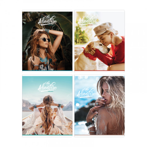 Copybook 48 pages lined - Девушки. Girls and travel