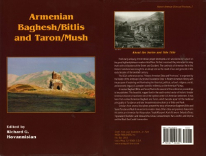 Armenian Baghesh Bitlis and Taron Mush