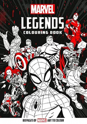 Marvel Legends Colouring Book