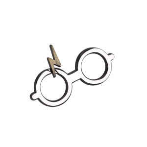 Pin Badge Enamel - Harry Potter - Glasses And Scar