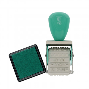 Just My Type - Rotating Stamp With Ink Pad