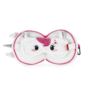 Travel Pillow With Eye Mask - My Travel Buddy - Unicorn