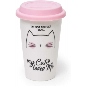 New Bone China Porcelain Mug - Tu Vuo' Fa' L'Americano - Kitty