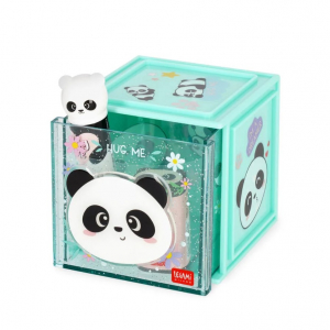 Stackable Desk Storage Box - Cutie Cube - Panda