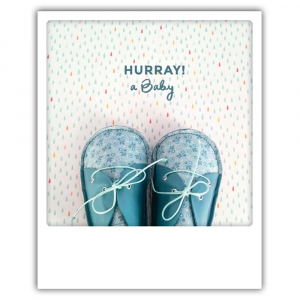 Открытка - hurray! a baby