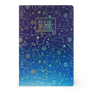 Lined Notebook - Medium - Stars