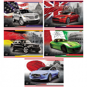 Drawing pad - Country Cars 40 pages