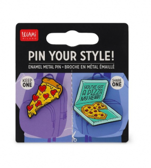 Enamel Metal Pin - Pin Your Style! - Pizza