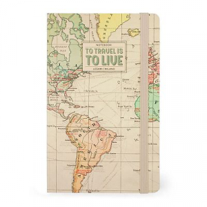 Lined Notebook - Photo Notebook - Medium - Travel