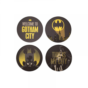 Coasters Set of 4 Ceramic - DC Comics Gotham City