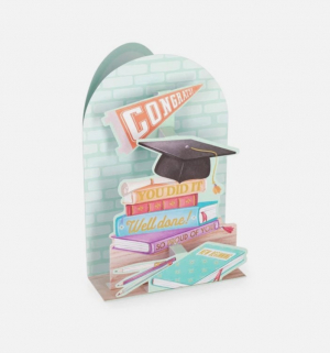 Pop-Up Card - Graduation Books