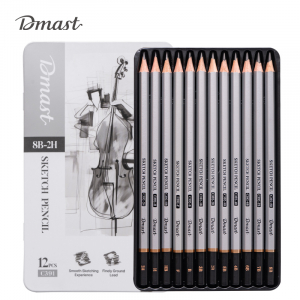 Մատիտ սև Deli Dmast 2H-8B 12 հատ