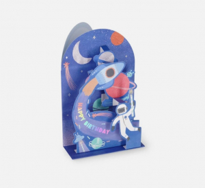 Greeting Card - Happy Birthday-SPACE