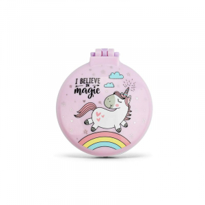 Nice Hair - Hairbrush With Mirror - Unicorn