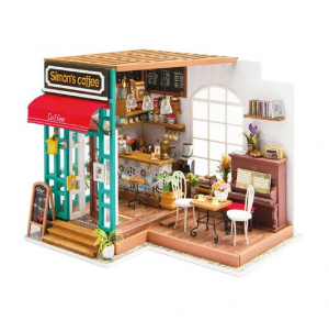 DIY Miniature House Kit - Simon's Coffee