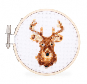 Mini Cross Stitch Kit - Deer