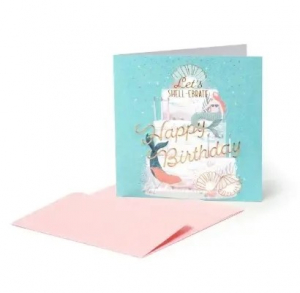 Small Greeting Card - Mermaid