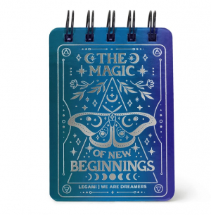 Lined Mini - Spiral Notepad - Moth