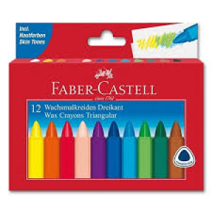 Wax crayons - 12 colour