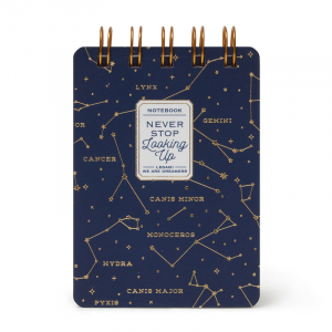 Spiral Notepad - Mini Spiral Notebook - Stars