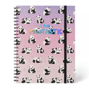 3-In-1 Spiral Notebook - Maxi Trio Spiral Notebook - Panda