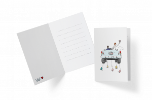 Ամուսնական փոստային բացիկ ծրարով. Սեր