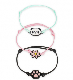 Set of 3 Bracelets - Panda