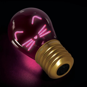Lightbulb-Shaped Table Lamp - Bulb Fiction- Kitty