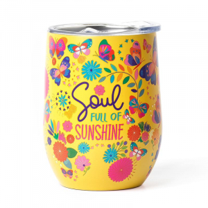 Vacuum Tumbler - Hot & Cold 325 Ml - Butterfly