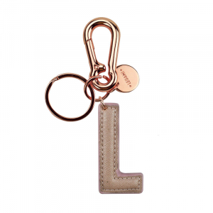 My Initial  - Key Ring - L - Pink