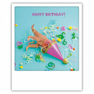 Բացիկ - happy birthday dino