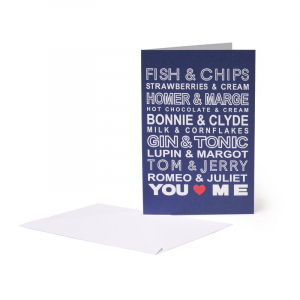 Բացիկ - Unusual Greeting Cards - 11,5X17 - You&Me