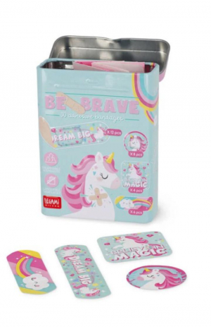 Adhesive Bandages - Be Brave - Unicorn