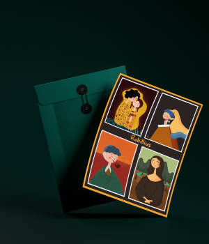 Բացիկ և էջանիշ ծրարով Robillius