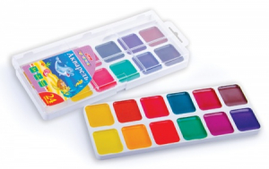 Watercolor 24 colour Дельфины