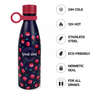 Vacuum Bottle - Hot & Cold 500 Ml - Cherry Bomb