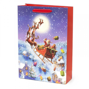 Christmas Gift Bag - Xlarge - Sleigh