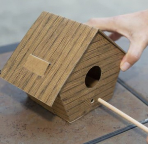 Diy Bird House Log Cabin