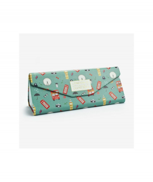 Mini Foldable Glasses Case - London